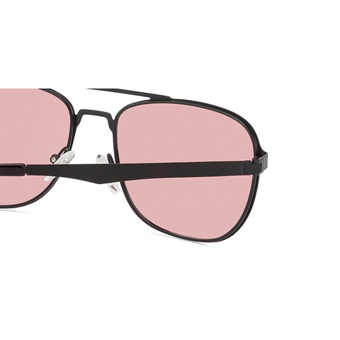 John Jacobs Black Full Rim Rectangle left side