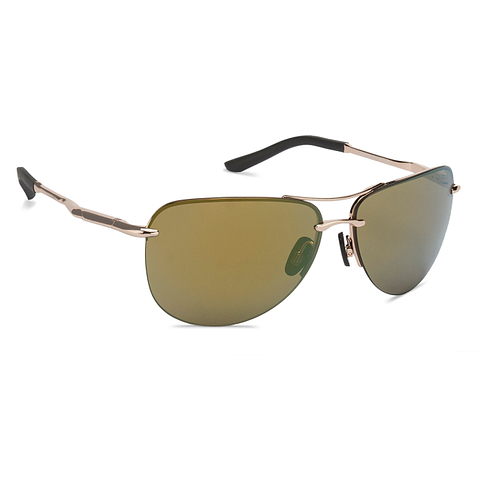 John Jacobs Online Gold Half Rim Aviator right side