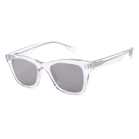 John Jacobs Online Transparent Full Rim Wayfarer left side