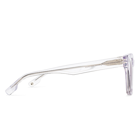 John Jacobs Online Crystal Transparent Full Rim Square right side