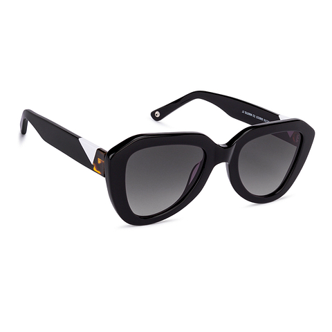 John Jacobs Online Black Full Rim Cat Eye left side