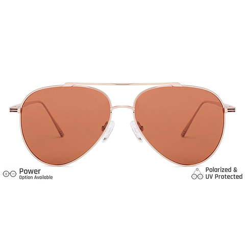 John Jacobs Online Gold Full Rim Aviator left side