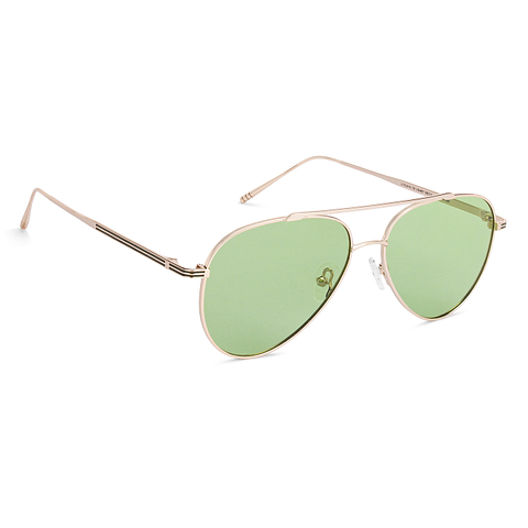 John Jacobs Online Gold Full Rim Aviator right side
