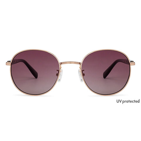 John Jacobs Online Gold Full Rim Round left side