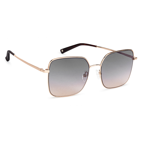 John Jacobs Online Gold Half Rim Square left side