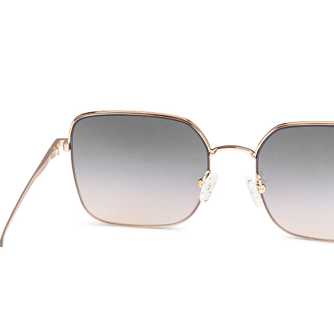 John Jacobs Online Gold Half Rim Square left side