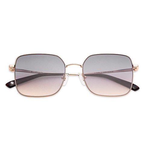 John Jacobs Online Gold Half Rim Square right side