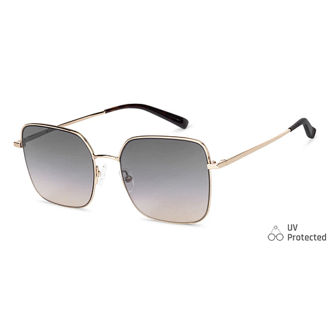 John Jacobs Online Gold Half Rim Square right side