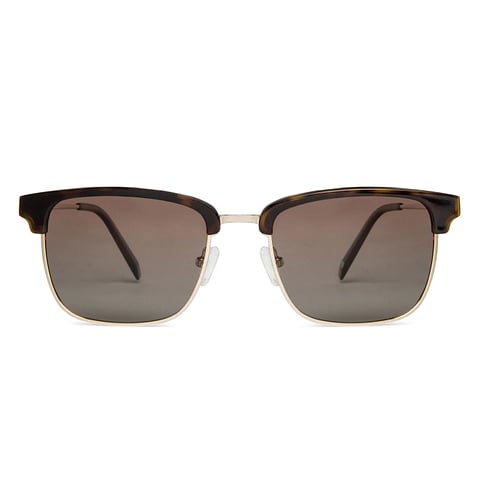 John Jacobs Gold Full Rim Clubmaster right side
