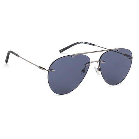 John Jacobs Gunmetal Full Rim Aviator left side