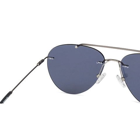 John Jacobs Gunmetal Full Rim Aviator left side