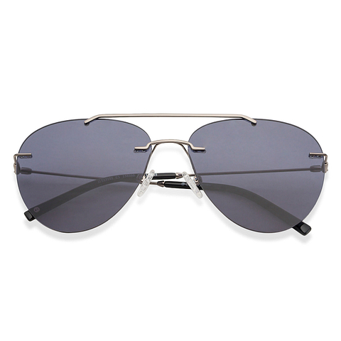 John Jacobs Gunmetal Full Rim Aviator right side