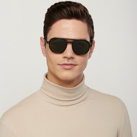 John Jacobs Online Black Full Rim Square right side