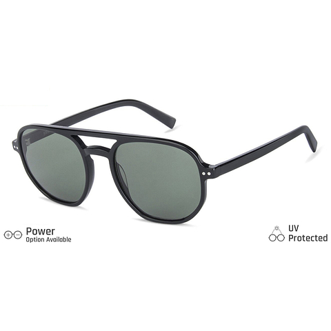 John Jacobs Online Black Full Rim Square right side