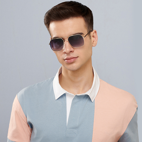 John Jacobs Online Silver Full Rim Aviator right side