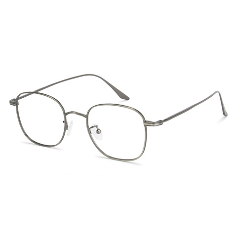 John Jacobs Silver Full Rim Square right side