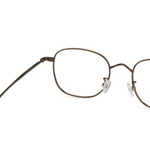 John Jacobs Gold Full Rim Square right side