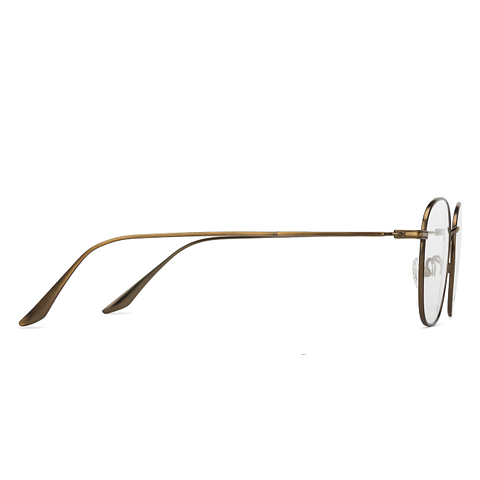 John Jacobs Gold Full Rim Square left side