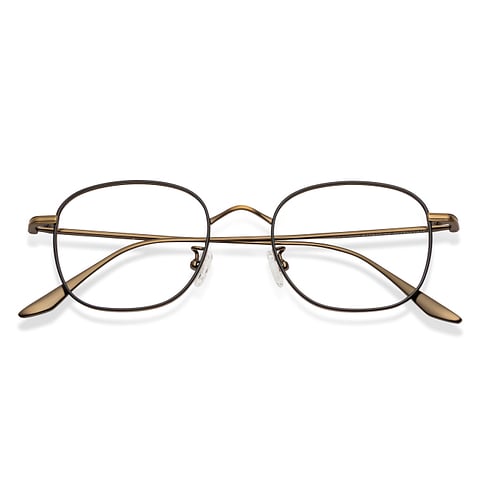 John Jacobs Gold Full Rim Square right side