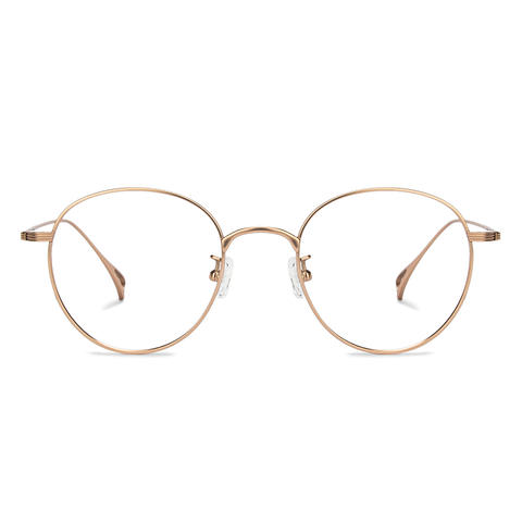 John Jacobs Online Gold Full Rim Round right side