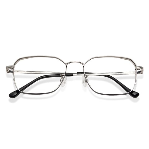 John Jacobs Silver Full Rim Square left side