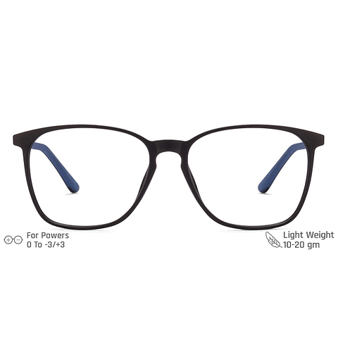 ショーンY2K プレイキュー Buy Black Full Rim Square Shape John Jacobs TR Flex JJ 8034-C4