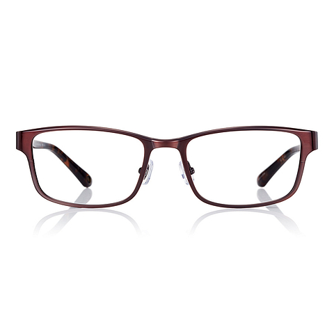 K.moriyama Light Gray Full Rim Rectangle left side