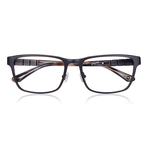 K.moriyama Black Full Rim Rectangle right side