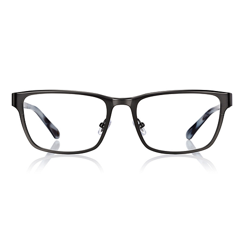 K.moriyama Light Gray Full Rim Rectangle left side