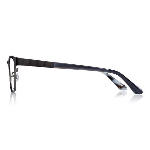 K.moriyama Light Gray Full Rim Rectangle left side