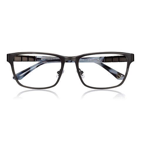 K.moriyama Light Gray Full Rim Rectangle right side
