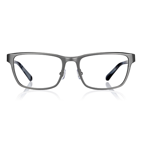 K.moriyama Silver Full Rim Rectangle left side