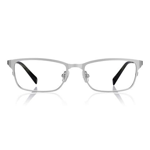K.moriyama Silver Full Rim Rectangle left side