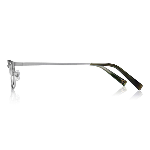 K.moriyama Silver Full Rim Rectangle left side