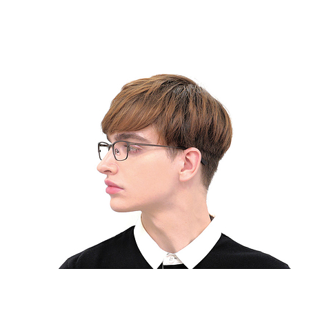 K.moriyama Light Brown Full Rim Rectangle right side