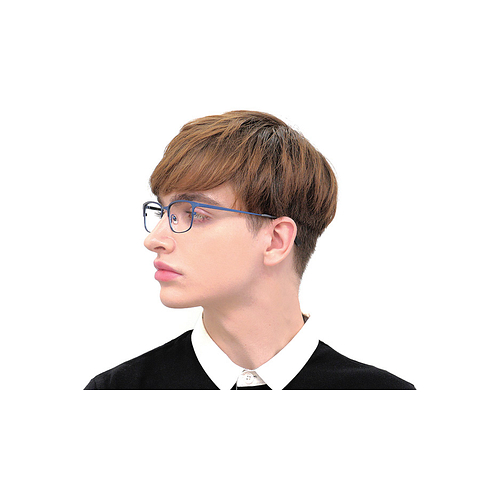 K.moriyama Black Full Rim Rectangle right side