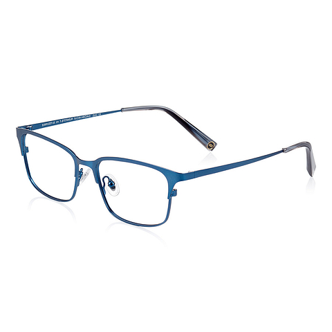 K.moriyama Sky Blue Full Rim Rectangle right side