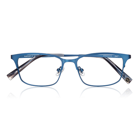K.moriyama Sky Blue Full Rim Rectangle right side