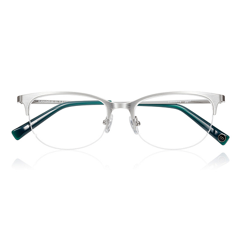 K.moriyama Silver Half Rim Oval right side