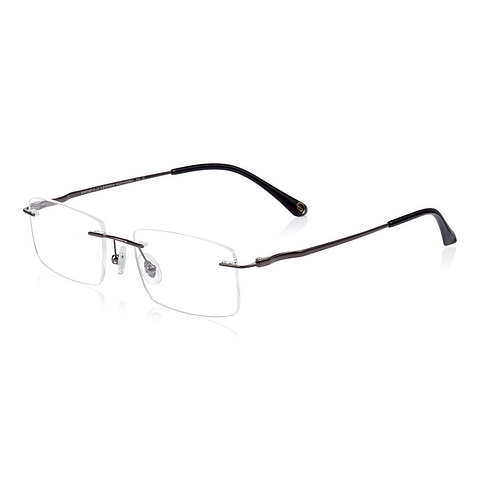 K.moriyama Light Brown Full Rim Rectangle right side