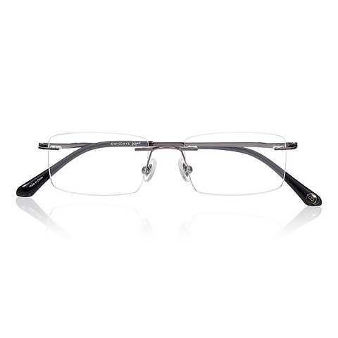 K.moriyama Light Brown Full Rim Rectangle right side