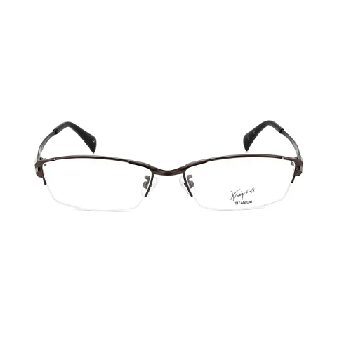 K.moriyama Gun Half Rim Rectangle left side