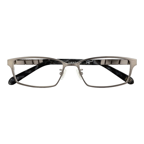 K.moriyama Mid Gunmetal Full Rim Rectangle right side