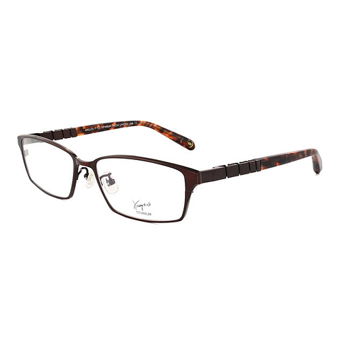 K.moriyama Light Brown Full Rim Rectangle right side