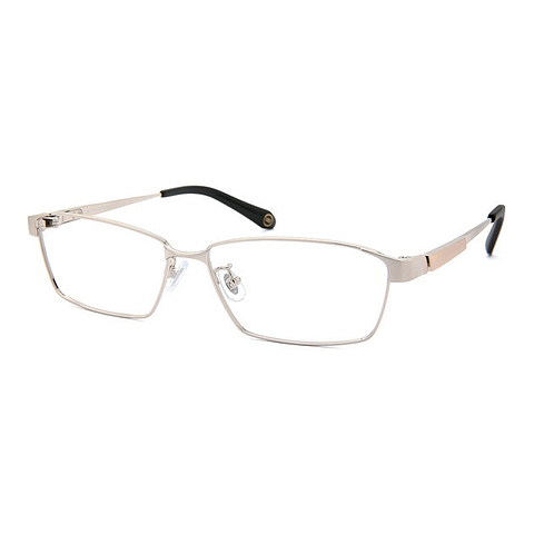 K.moriyama Silver Full Rim Rectangle right side