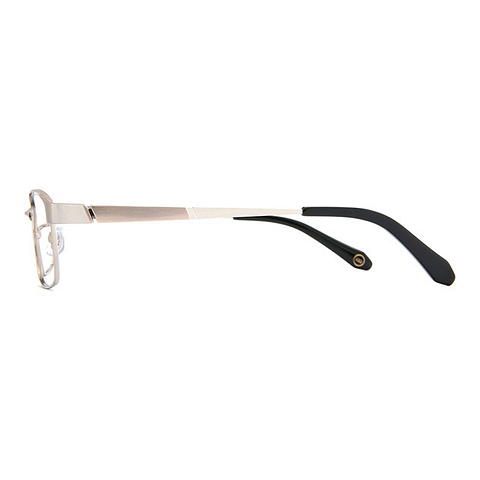 K.moriyama Silver Full Rim Rectangle left side