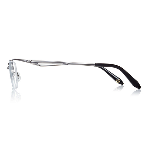 K.moriyama Silver Full Rim Rectangle left side