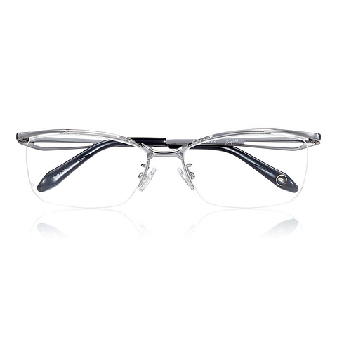 K.moriyama Silver Full Rim Rectangle right side