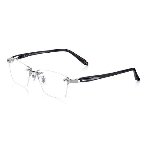 K.moriyama Black Full Rim Rectangle right side