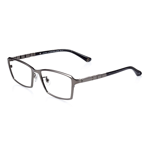 K.moriyama Mid Gunmetal Full Rim Rectangle right side